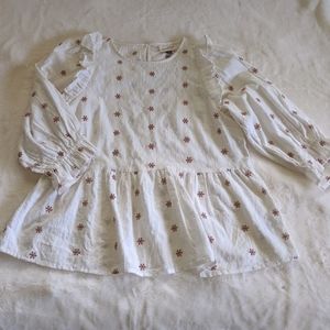 Rustic Floral Blouse